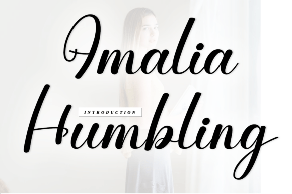 Amalia Humbling: A Timeless Handwritten Font for Crafters