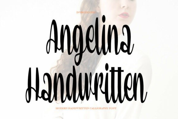 Angelina Handwritten: A Modern Calligraphy Font for Web Design