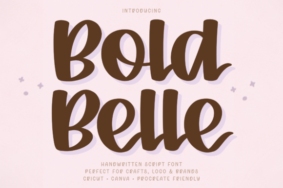 Bold Belle: A Bold Script Font for Your Brand