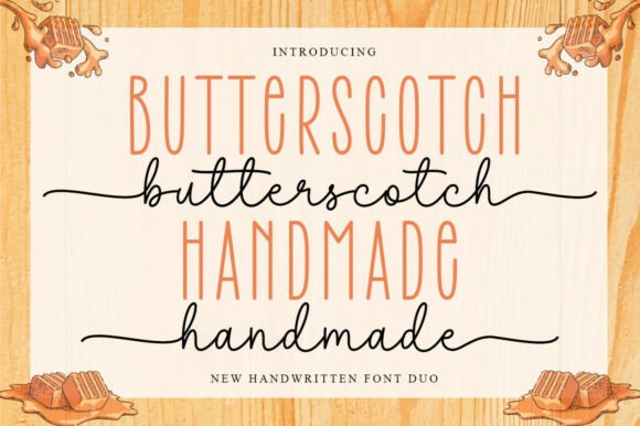 Butterscotch Handmade Duo: A Premium Font for Web Design