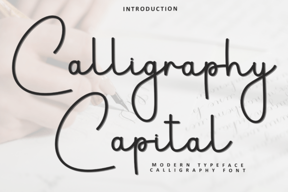 Calligraphy Capital: A Premium Script Font for Editorial Design