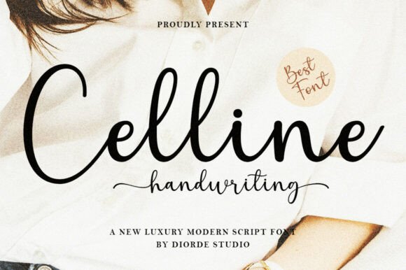 Celline: A Romantic Script Font for Crafters