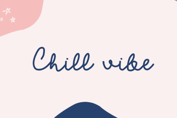 Chill Vibe: A Relaxing Handwritten Typeface for Editors