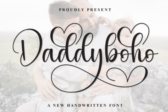 Daddyboho: A Handwritten Script Font for Web Design