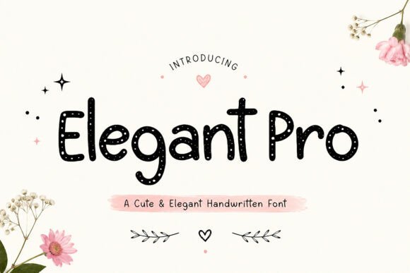 Elegant Pro: A Playful Handwritten Font for Campaigns