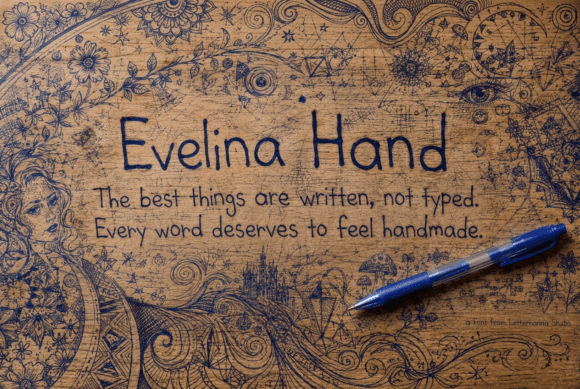 Evelina Hand: A Charming Font for Your Brand