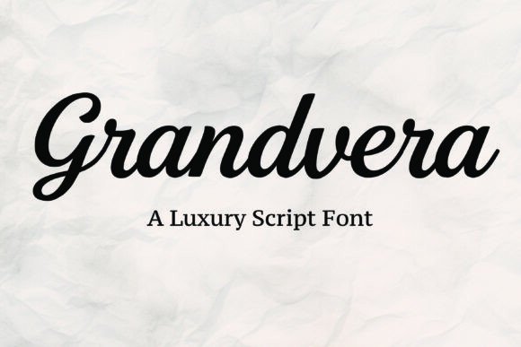 Grandvera: A Refined Script Typeface for Web Design