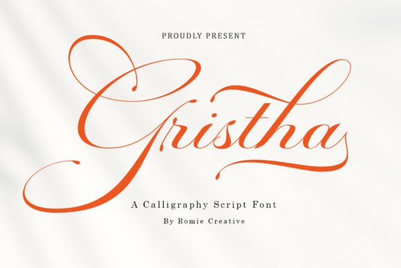 Gristha: A Premium Script Font for Your Brand