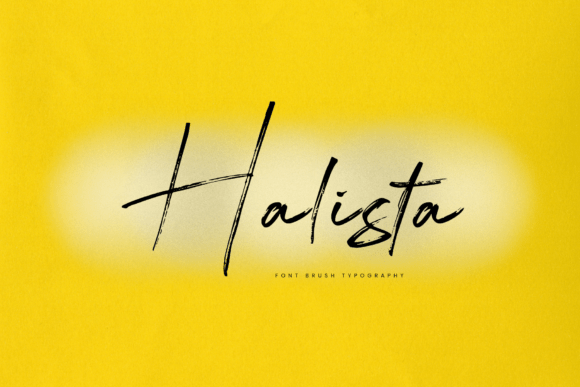 Halista: A Charming Brush Font for Branding