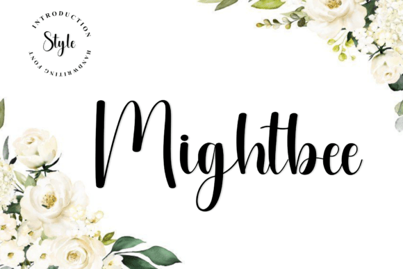 Mightbee: A Modern Handwritten Script Font for Elegant Design
