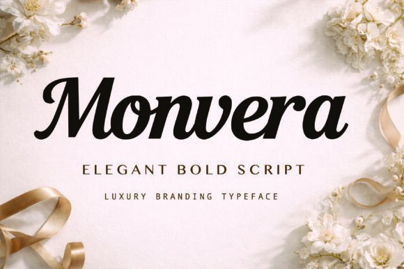 Monvera: A Bold Script Font for Editorial Design