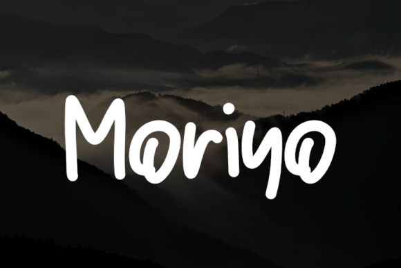 Moriyo: A Modern Script Typeface for Editorial Design