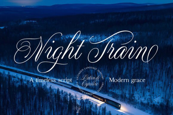 Night Train: A Sophisticated Script Font for Your Brand
