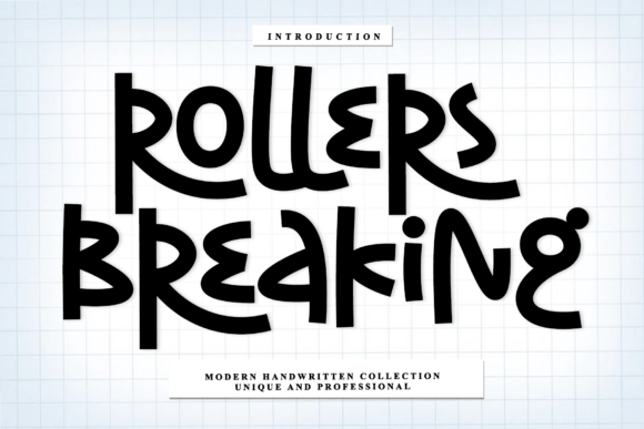 Rollers Breaking: A Warm Script Font for Makers