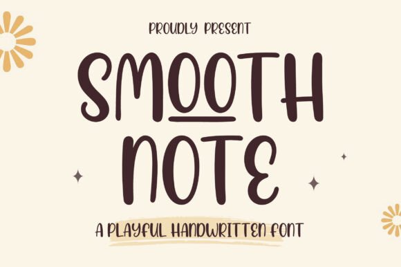 Smooth Note: A Friendly Handwritten Font for Web Design