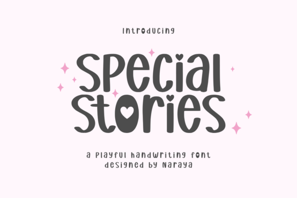 Special Stories: A Playful Handwritten Font for Brands
