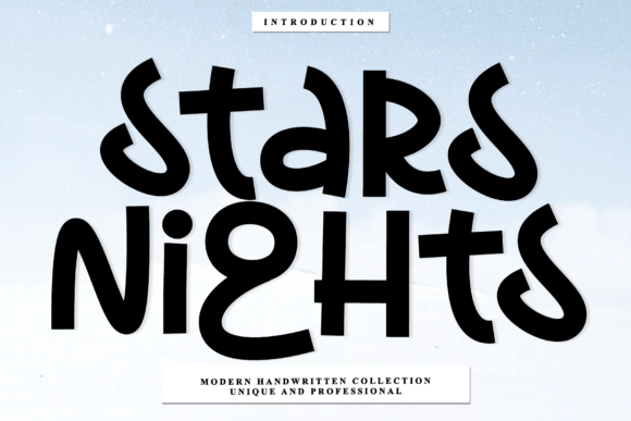 Stars Nights: A Timeless Handwritten Font for Branding